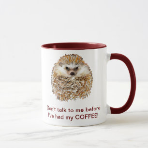 Mug Hérisson de café