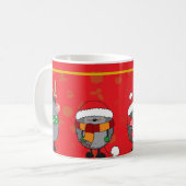Mug Hérisson de Noël (Devant gauche)