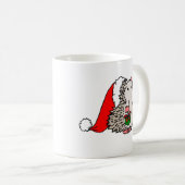 Mug Hérisson de Noël (Devant droit)