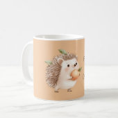 Mug Hérisson de pêche Feuilles vertes Rêves (Devant gauche)