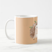 Mug Hérisson de pêche Feuilles vertes Rêves (Gauche)
