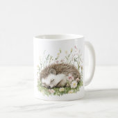 Mug Hérisson de rêve floral (Devant droit)