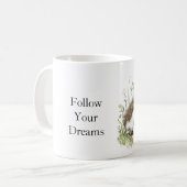 Mug Hérisson de rêve floral (Devant gauche)