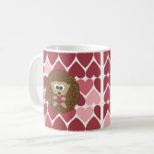 Mug Hérisson et coeurs (Devant gauche)