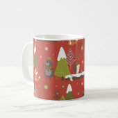 Mug Hérisson et ours d'hiver Noël (Devant gauche)