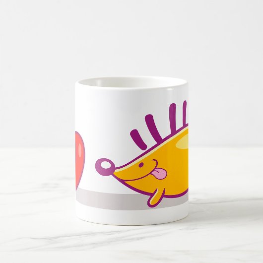 Mug Hérisson Et Une Pomme