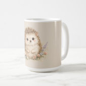 Mug Hérisson européen adorable dans un jardin (Devant droit)