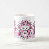 Mug Hérisson Féminin Rose Mignon (Centre)