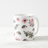 Mug Hérisson floral (Devant droit)