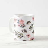 Mug Hérisson floral (Devant gauche)