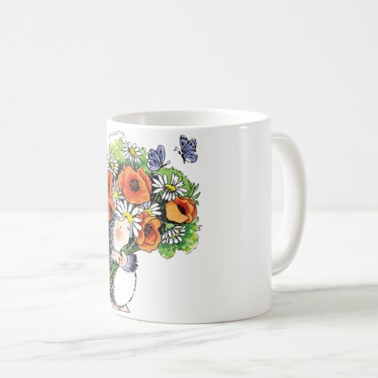 Mug Hérisson géant et pavois (Devant droit)