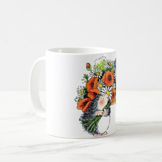 Mug Hérisson géant et pavois (Devant gauche)
