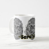 Mug Hérisson hérisson hérisson de couchage (Devant gauche)