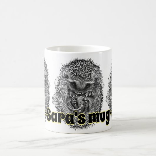 Mug Hérisson hérisson hérisson de couchage (Centre)