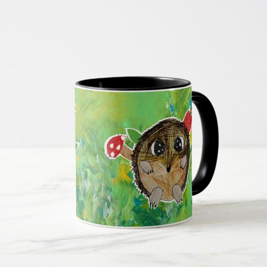 Mug Hérisson Mignon (Devant droit)