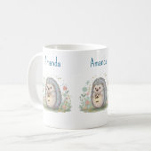 Mug Hérisson mignon avec lanterne (Devant gauche)