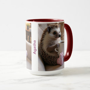 Mug Hérisson Mignon Café Chaussettes Douillettes Modif