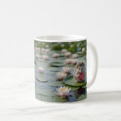 Mug Hérisson mignon de juillet avec cœur de rubis (Devant droit)