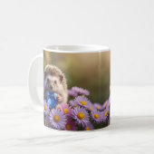 Mug Hérisson mignon de septembre avec cœur de saphir (Devant gauche)