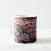 Mug Hérisson mignon d'octobre avec cœur d'opale (Devant gauche)