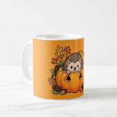 Mug Hérisson mignon en Citrouille - Automne automne Ca (Devant gauche)