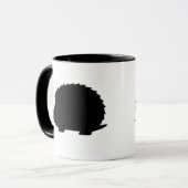 Mug Hérisson noir (Devant gauche)