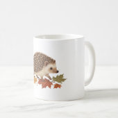Mug Hérisson parmi les feuilles d'érable tombées (Devant droit)