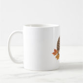 Mug Hérisson parmi les feuilles d'érable tombées (Gauche)
