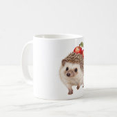 Mug Hérisson portant des pommes rouges (Devant gauche)