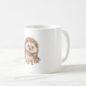 Mug Hérisson portant une petite écharpe (Devant droit)