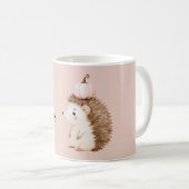 Mug Hérisson Rose Citrouille Être Heureux (Devant droit)
