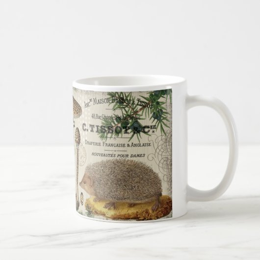 Mug hérisson vintage moderne (Droite)