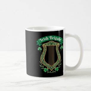 Mug Héritage de la harpe celtique de la brigade irland