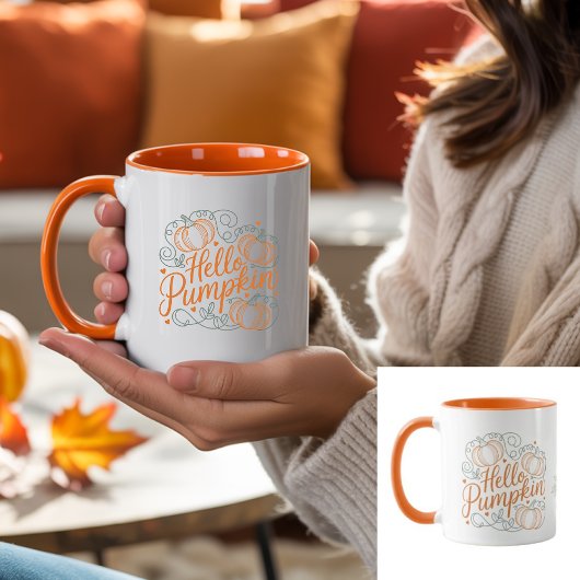 Mug Heritage | Hello Pumpkin Fall | Cute Autumn Fall