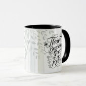 Mug Heritage Thrive Beyond Your Roots Botanical Quote (Devant droit)