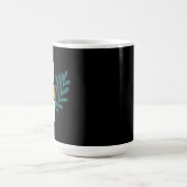 Mug Hermosa flor abstracta (Centre)