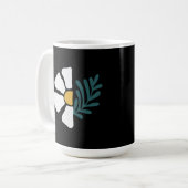 Mug Hermosa flor abstracta (Devant gauche)