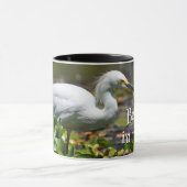 Mug Hermosa garza blanca (Centre)