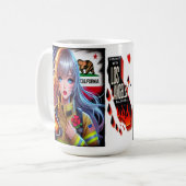 MUG HERMOSA TAZA EN SOLIDARIDAD CON CALIFORNIA (Devant gauche)