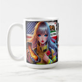 MUG HERMOSA TAZA EN SOLIDARIDAD CON CALIFORNIA (Gauche)