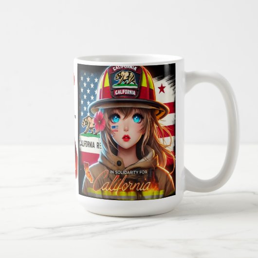 MUG HERMOSA TAZA EN SOLIDARIDAD CON CALIFORNIA (Droite)