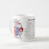 Mug Hernandez, l'origine, la signification et la crête (Devant gauche)