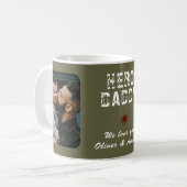 Mug Hero Daddy Father`s Day 2 Photo Collage (Devant gauche)