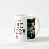Mug Hero Daddy Father's Day 2 Photo Collage (Devant droit)