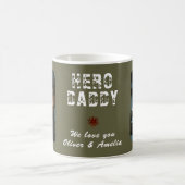 Mug Hero Daddy Fête des Pères 2 Collage de photos (Centre)