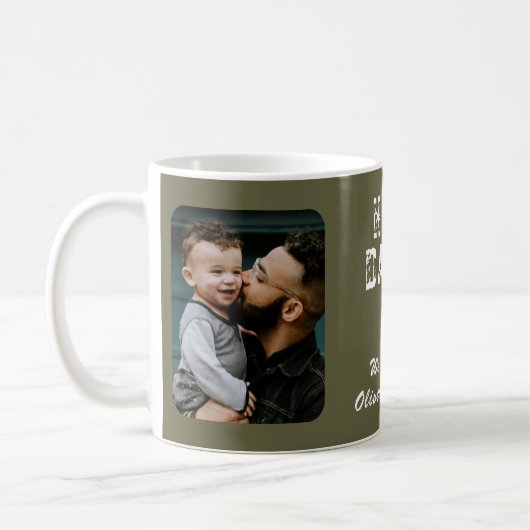 Mug Hero Daddy Fête des Pères 2 Collage de photos (Gauche)