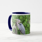 Mug Héron de grand bleu (Devant gauche)