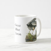 Mug Héron de grand bleu, John Audubon (Devant droit)