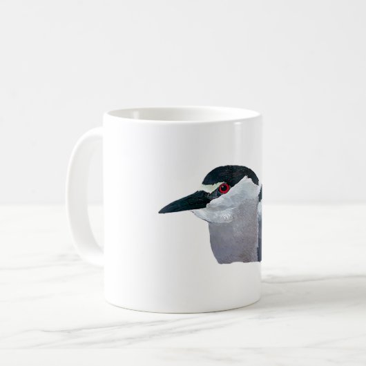 Mug Héron de nuit à couronne noire (Devant gauche)