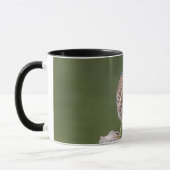 Mug Héron vert sur un log (Gauche)